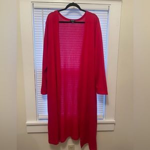 Redoing sleeve long cardigan